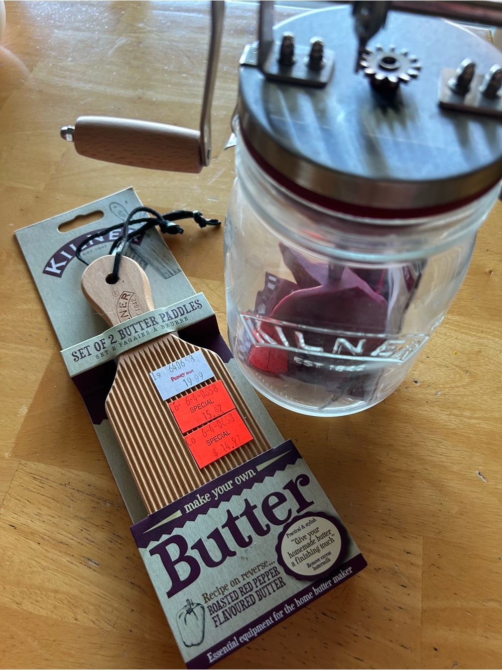 Butter Churner & Paddles